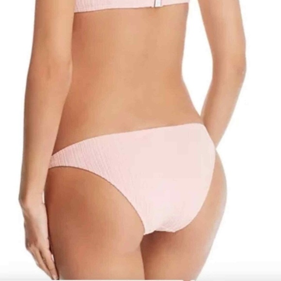 NEW Onia | Ashley Swimsuit Bikini Bottom RIBBED SIZE LARGE Tahiti Pink NWT - Picture 3 of 7